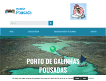 Tablet Screenshot of pousadasportodegalinhas.com